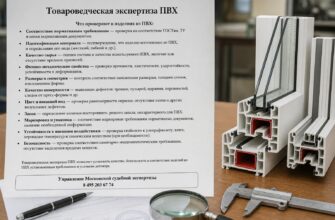 Товароведческая экспертиза ПВХ