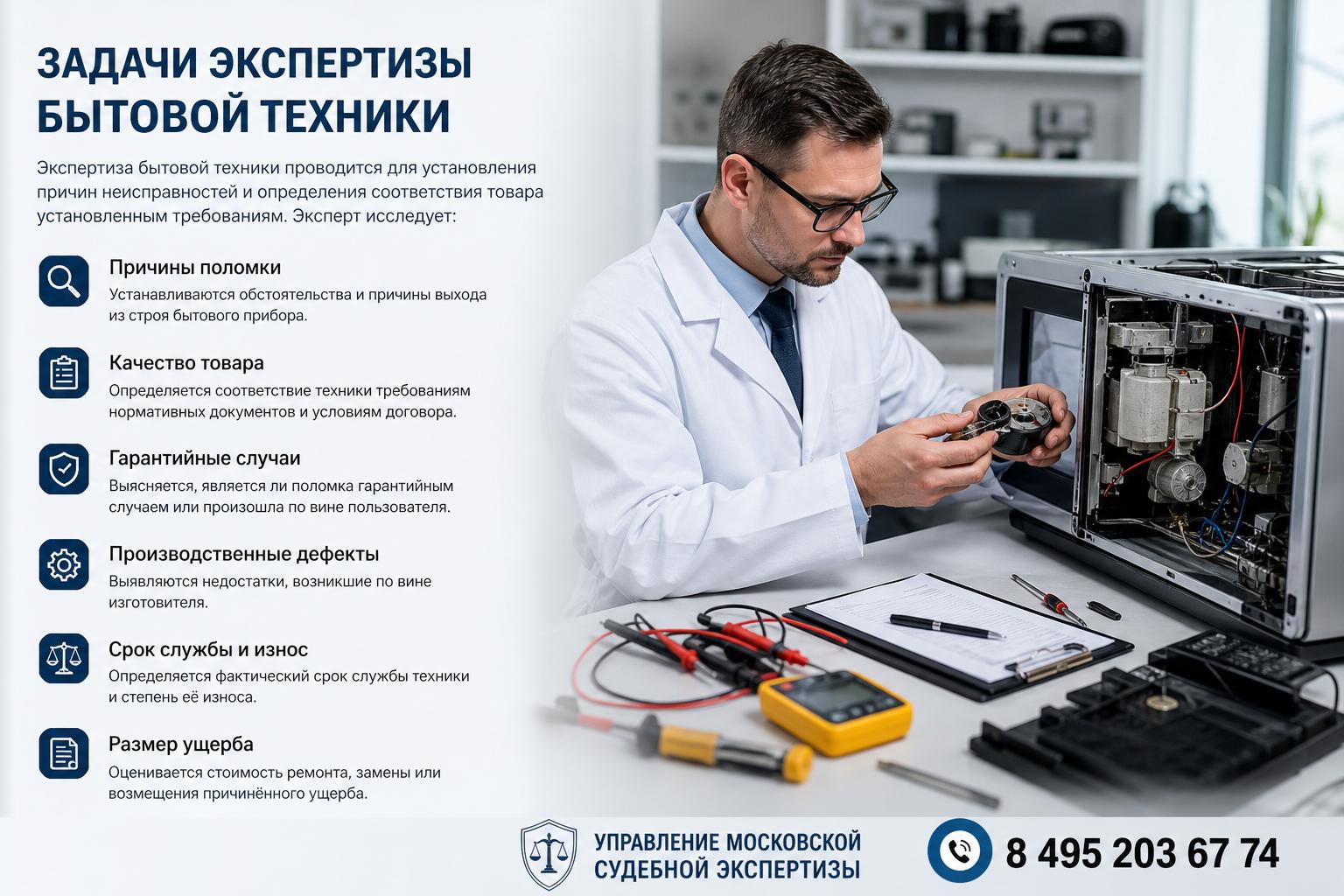 Что вообще исследует эксперт, когда к нему попадает сломанный прибор