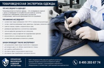 Товароведческая экспертиза одежды