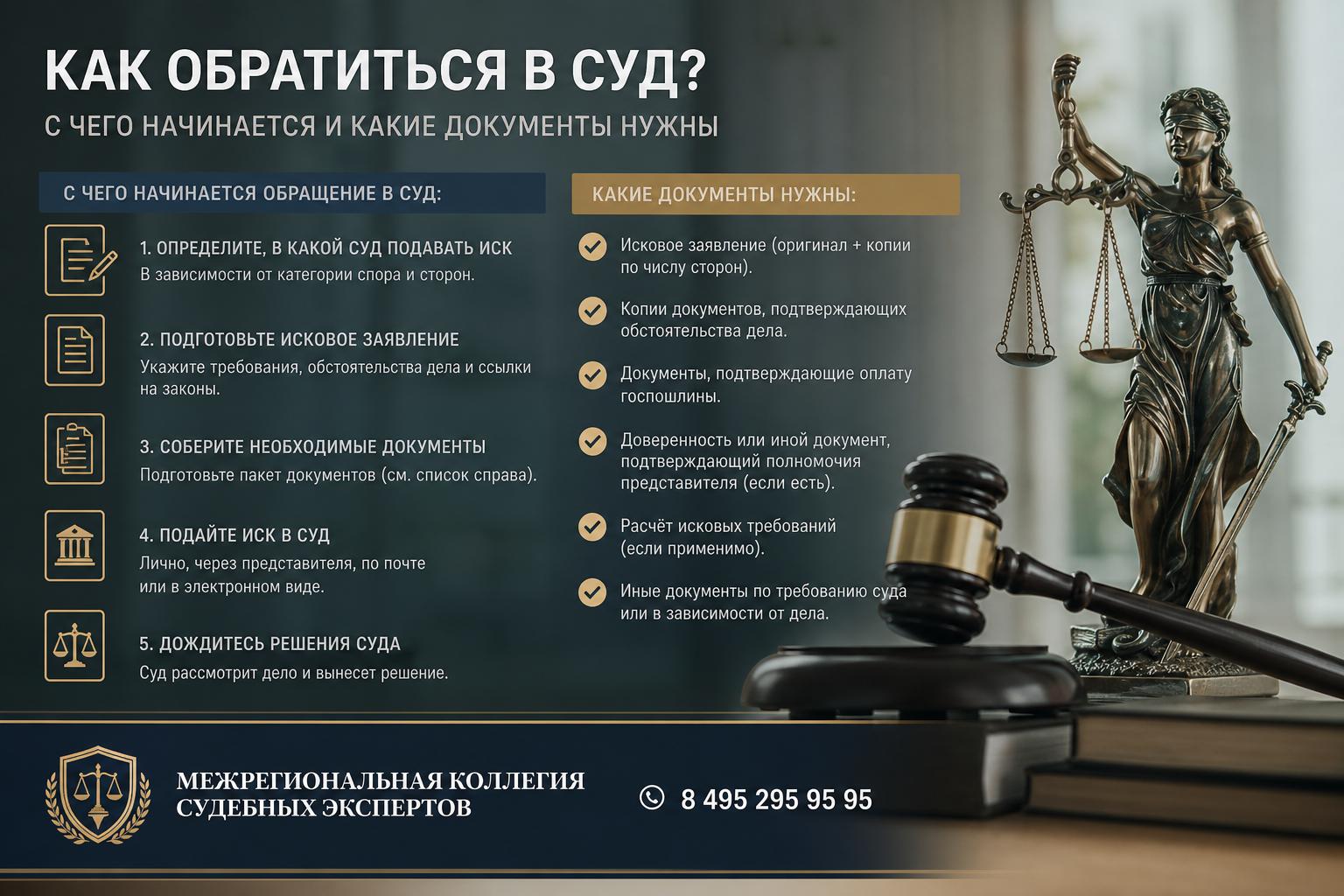 С чего вообще начинается обращение в суд С чего вообще начинается обращение в суд