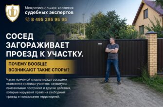 Сосед загораживает проезд к участку