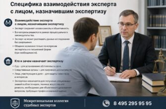Как строится диалог эксперта и того, кто назначил экспертизу