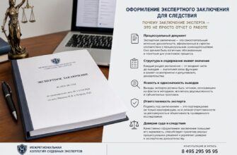 Как оформить экспертное заключение для следствия