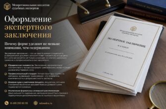 Оформление экспертного заключения