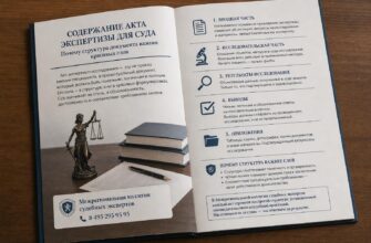 Содержание акта экспертизы для суда