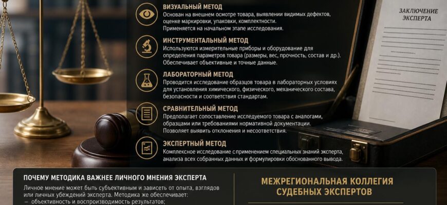 Как эксперт определяет качество товара в спорах: методы
