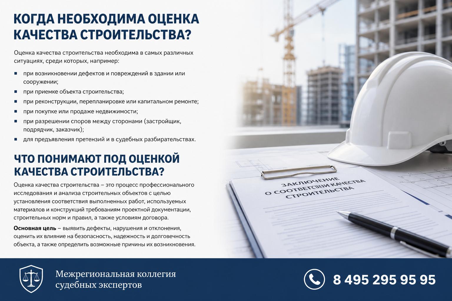 Что вообще понимают под оценкой качества строительства Что вообще понимают под оценкой качества строительства