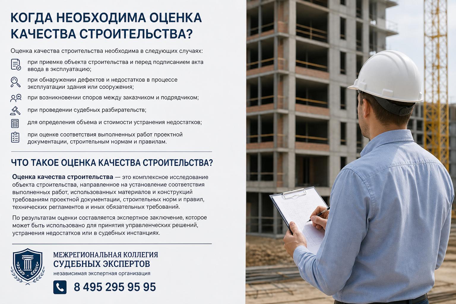 Что вообще понимают под оценкой качества строительства Что вообще понимают под оценкой качества строительства
