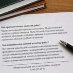 Кто проводит оценку качества работ и почему
