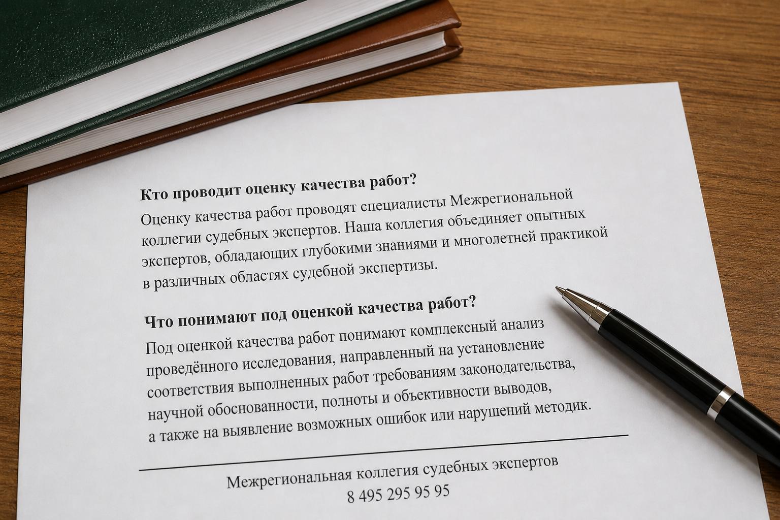 Что вообще понимают под оценкой качества работ Что вообще понимают под оценкой качества работ