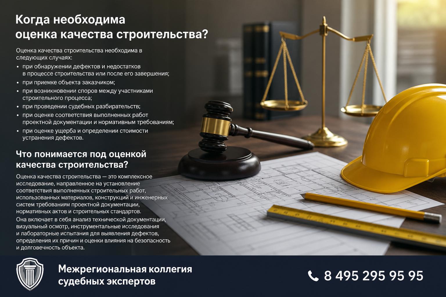 Что вообще понимается под оценкой качества строительства Что вообще понимается под оценкой качества строительства