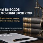 Формы выводов в заключении экспертов