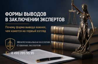 Формы выводов в заключении экспертов