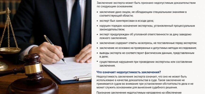 Когда экспертиза теряет силу