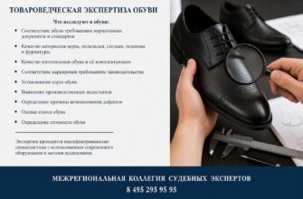 Товароведческая экспертиза обуви